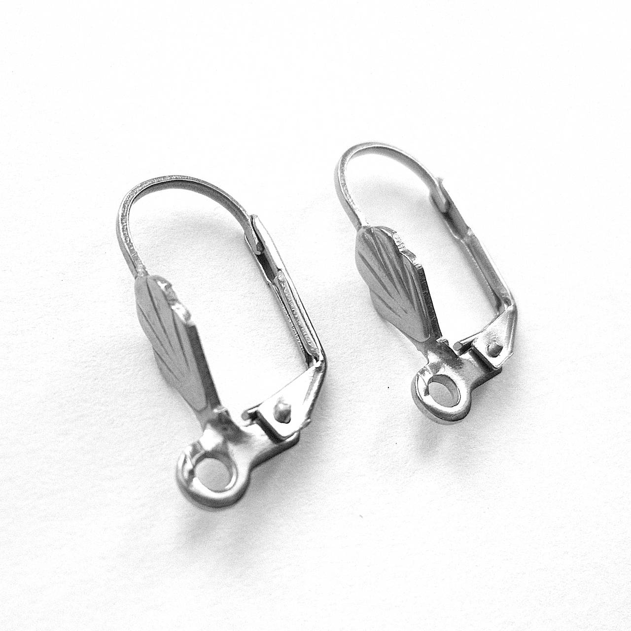 CHO-Náušnicové zapínanie-1pár (20mm-platina)