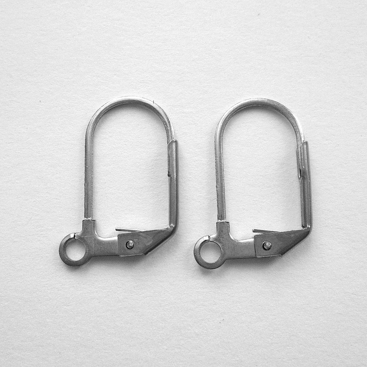 CHO-Náušnicové zapínanie-1pár (17mm-platina)