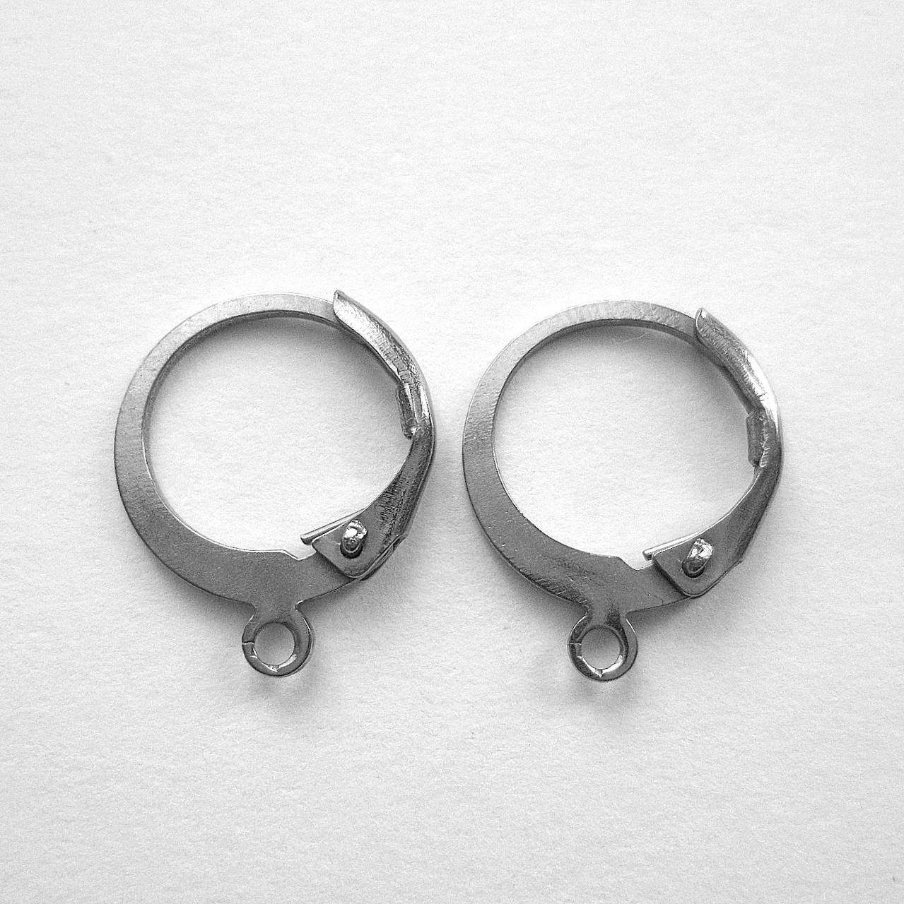 CHO-Náušnicové zapínanie-1pár (12mm-platina)