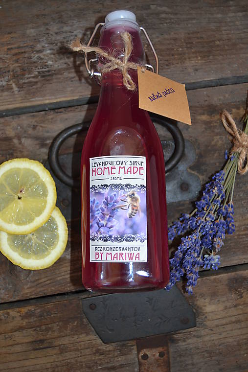 Sirupy - Levanduľový sirup - ukľudňujúci - 9608920_