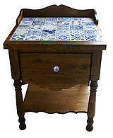 Nábytok - Stôl s mozaikou - 9611678_