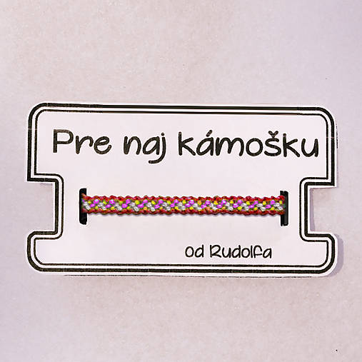 Schizofrenické sny - pletený náramok (Sladký)