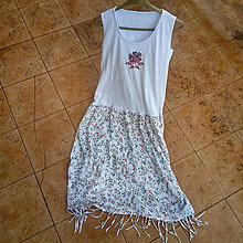 Šaty - Bielokvetka strapcová- zľava z 19,50 - 9616743_
