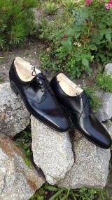 Pánske oblečenie - Pánské kožené topánky - 9620235_