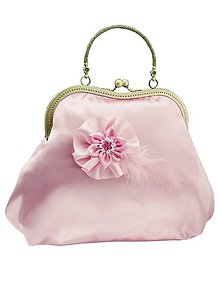 Kabelky - Kabelka pre nevestu,růžová svadobná kabelka 0055 - 9620211_