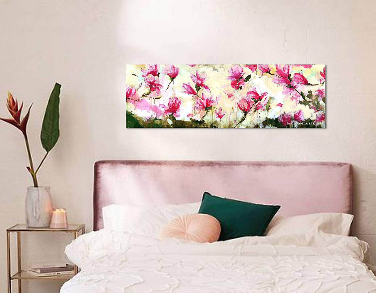 obraz, Magnolia dream, 120x40