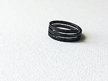 Prstene - Minimalistický železný prsteň - 9627200_