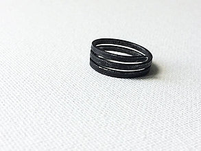 Prstene - Minimalistický železný prsteň - 9627200_