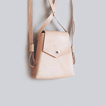 Batohy - Kožený batoh, elegantný dámsky ruksak - 9631349_