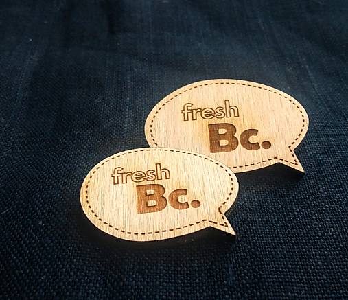 Brošne - Odznak k promóciám . Fresh Bc. - 9631245_