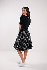 Topy, tričká, tielka - Bambusovy top krátky rukáv čierny - 9634794_