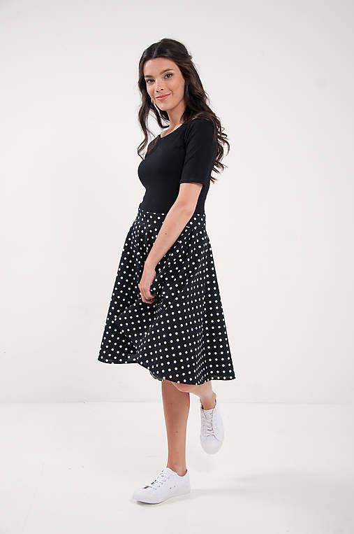 Topy, tričká, tielka - Bambusovy top krátky rukáv čierny - 9634793_