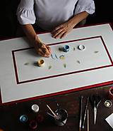 Nábytok - Maľovaná svadobná truhlica (rôzne veľkosti) (XL (ČERVENÁ) - D80cm- Š40cm-V37cm) - 9636638_