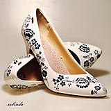 Ponožky, pančuchy, obuv - Svadobné topánky - 9641791_