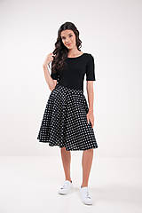 Topy, tričká, tielka - Bambusovy top krátky rukáv čierny - 9642655_