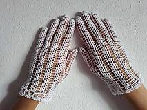 Rukavice - Háčkované rukavičky - 9647351_
