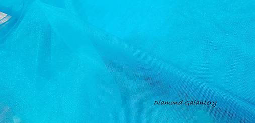 Textil - Tyl jemný - Tyrkys - 9646204_