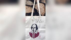 Nákupné tašky - ♥ Plátená, ručne maľovaná taška ♥ - 9650029_