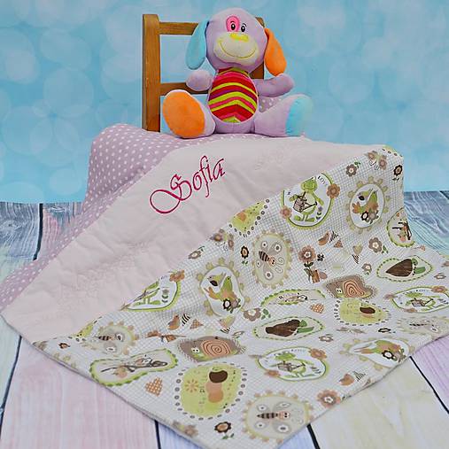 Detský textil - Deka pre Lucku - 9651064_
