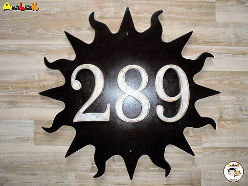 Tabuľky - Číslo na dom - slnko - 9654306_