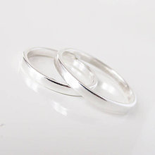 Prstene - Sme párik Moderných klasikov :-) Obrúčky ploché, strieborné (2,5mm) - 9654668_