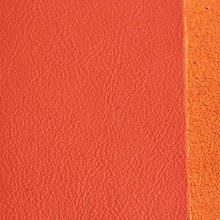 Suroviny - Exkluzívna koža - 7x7 cm oranžová - 9652963_