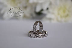 Prstene - Obrúčky s folklórnym ornamentom - 9655224_