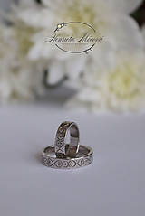 Prstene - Obrúčky s folklórnym ornamentom - 9655234_