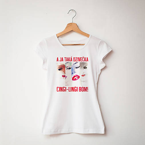 Topy, tričká, tielka - A ja taká dzivečka - 9661108_