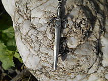 Pánske šperky - sword from middle ages  (prívesok na krk-meč) - 9661655_