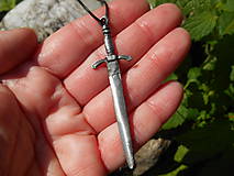 Pánske šperky - sword from middle ages  (prívesok na krk-meč) - 9661659_