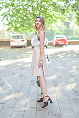 Sukne - Luxusná ružová sukňa - 9661477_