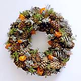  - Jesenný šiškový veniec - 9667731_