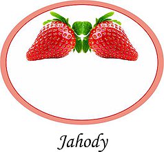 Úložné priestory & Organizácia - Etikety na jahody alebo džem - 9676708_