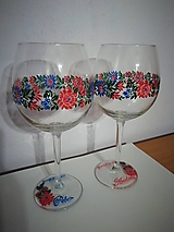 Nádoby - Krojované poháre na víno 2 - 9678205_