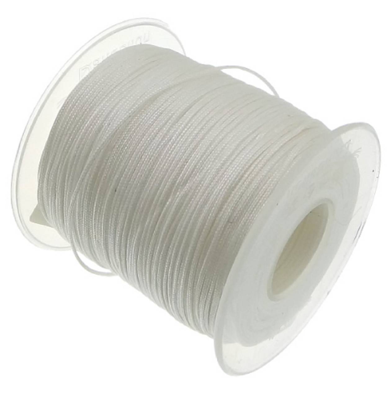 SN101 Lesklá šnúrka 0,9 mm / cena za 1 m (Biela)