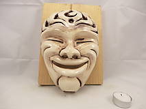 Dekorácie - Maska Smiech (svietnik) (Variant 2) - 9680002_