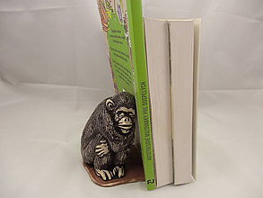 Dekorácie - Držiak na knihy - Šimpanz - 9678842_