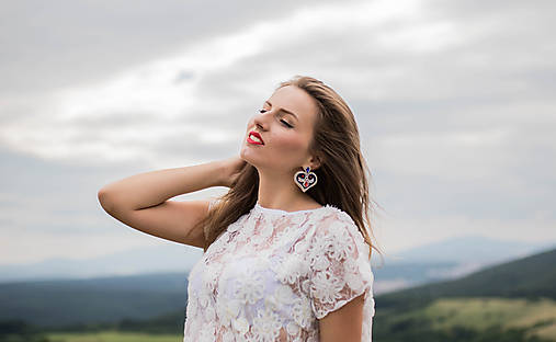 Náušnice - Pravé slovenské II. - náušnice - 9679486_