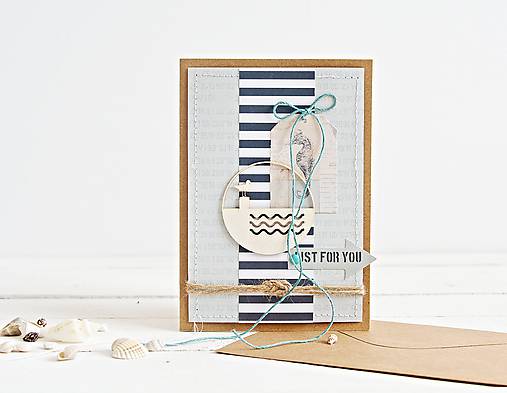 Papiernictvo - Námornícky pozdrav "High Tide VI" - 9681596_