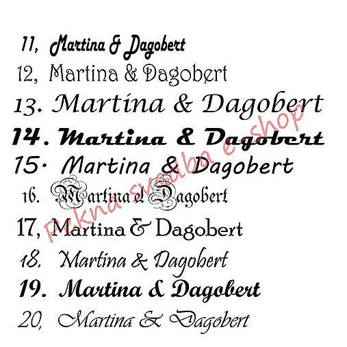 Svadobná špz-plastová tabuľka - možnosť zmeny fontu, textu, bez SK znaku