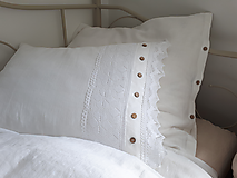 Úžitkový textil - Ľanové posteľné obliečky Charming Cottage - 9689049_