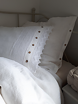 Úžitkový textil - Ľanové posteľné obliečky Charming Cottage - 9689071_