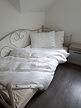 Úžitkový textil - Ľanové posteľné obliečky Charming Cottage - 9689080_