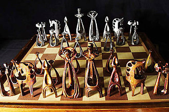 Sochy - Moderné šachové figúry. - 9691625_