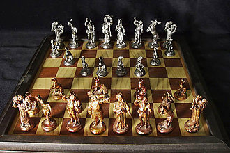 Sochy - Lovecké šachové figúry - 9691686_