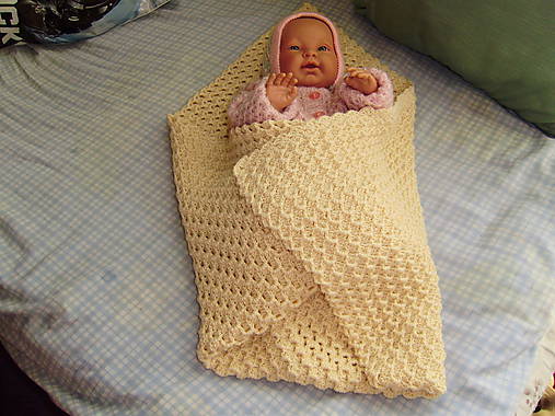 Háčkovaná detská deka