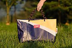 Veľké tašky - Úsmev ako dar - DORKA bag (Trikolóra) - 9693920_