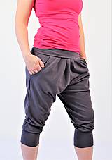 Tehotenské oblečenie - Tehotenské - turecké - jóga kraťasy, výber farieb, veľ XS - M - 9696046_