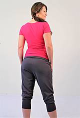 Tehotenské oblečenie - Tehotenské - turecké - jóga kraťasy, výber farieb, veľ XS - M - 9696047_